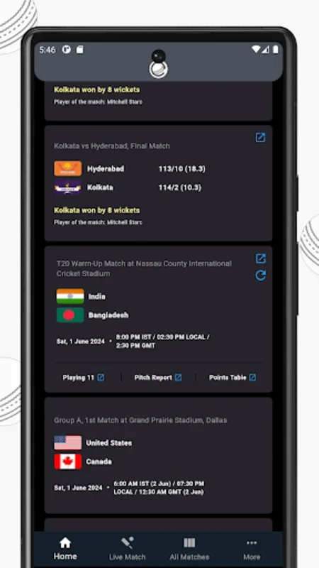 Live Cricket Score for Android - Real-Time Updates for India Tour