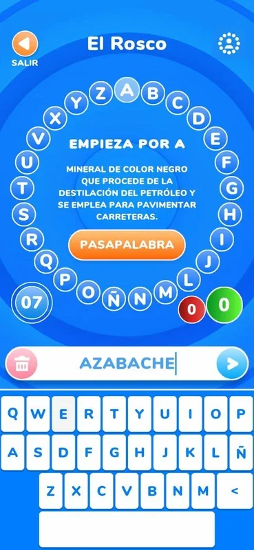 Pasapalabra: Android's Engaging Words Quiz Game