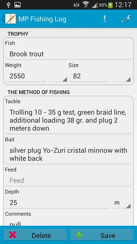 MP Fishing Log for Android - Log Your Fishing Adventures