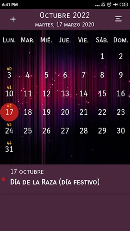 Calendario Festivos Colombia for Android - Efficient Holiday Planning