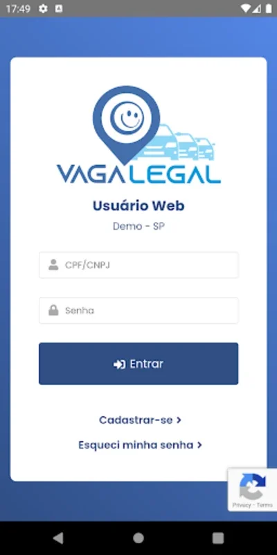 Vaga Legal for Android - Simplify Parking Credit Management