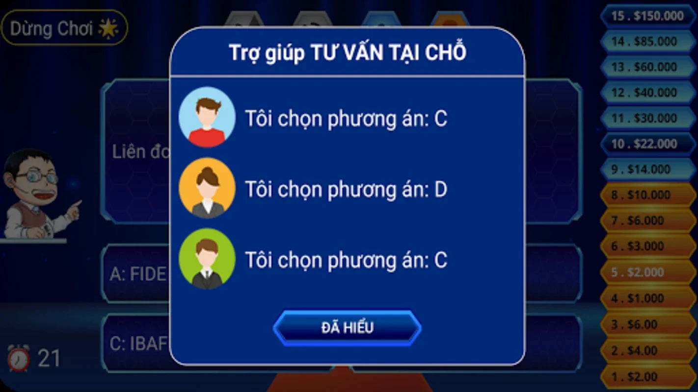 Triệu Phú Là Ai : Giáo Sư Xoay for Android - No Downloading Needed