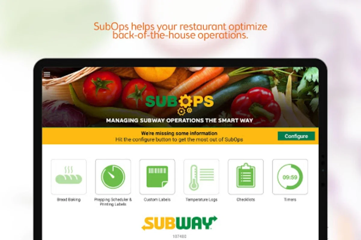 SubOps for Android - Streamline Restaurant Prep