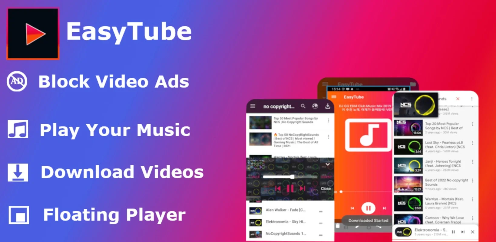 EasyTube - Android's Versatile Video & Music App