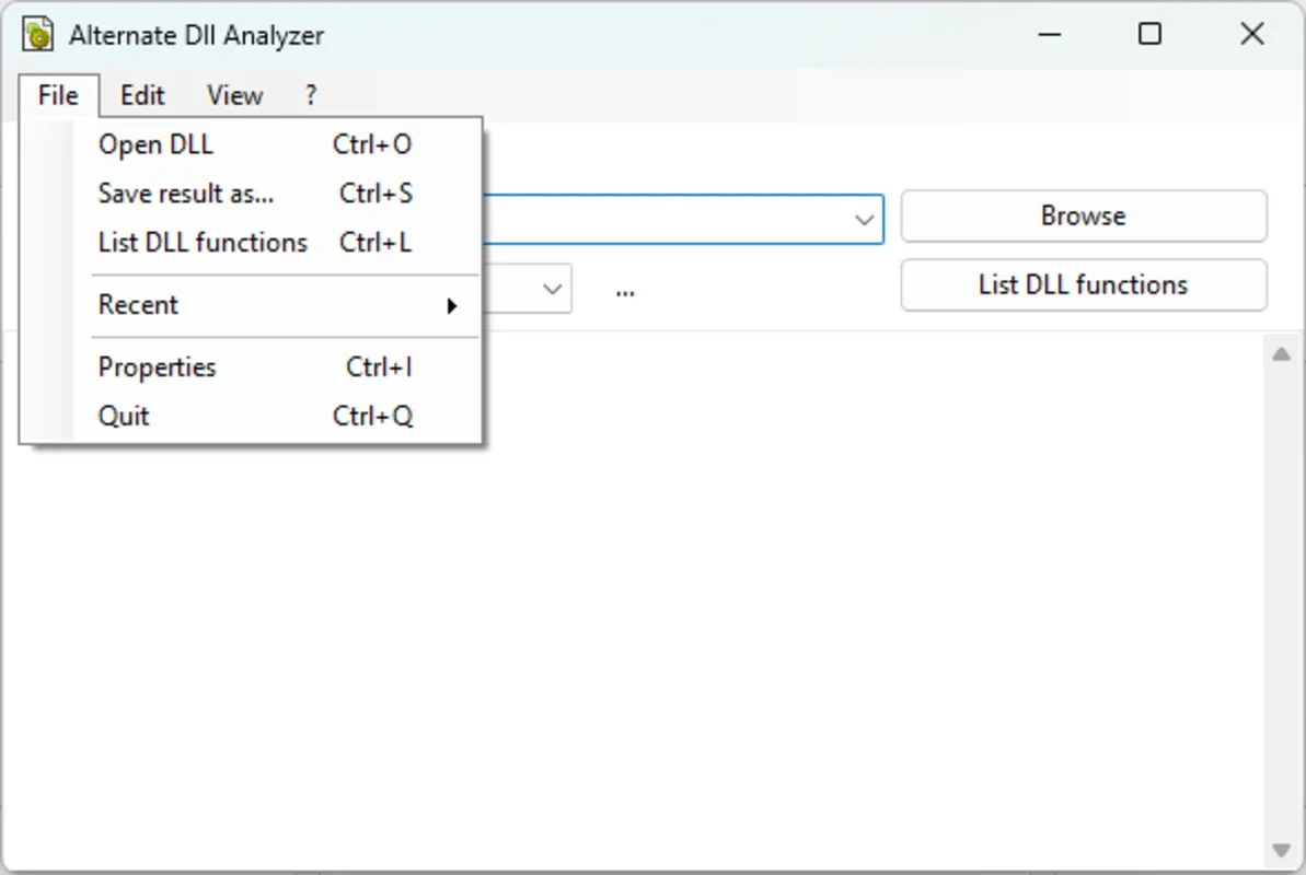 Alternate DLL Analyzer for Windows - Explore DLL Files