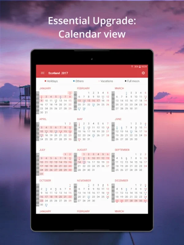 Holidays and Vacations for Android: Plan Your Dream Vacations