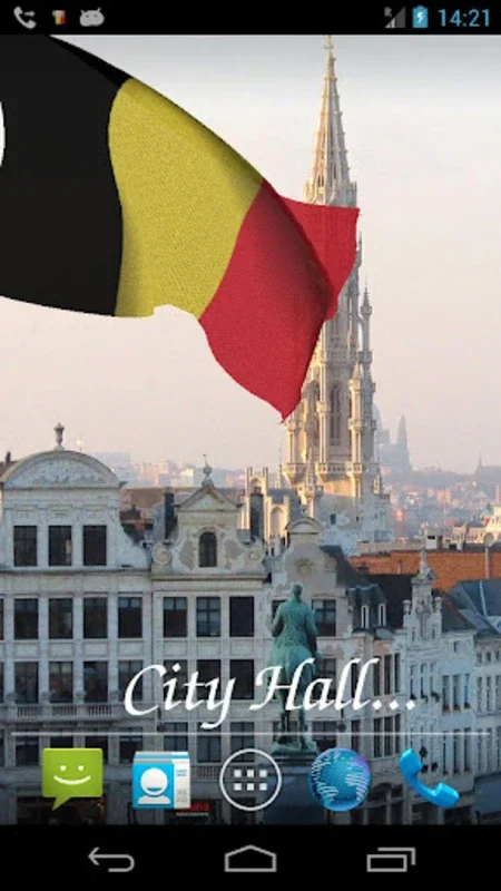 Belgium Flag for Android - Interactive Live Wallpaper