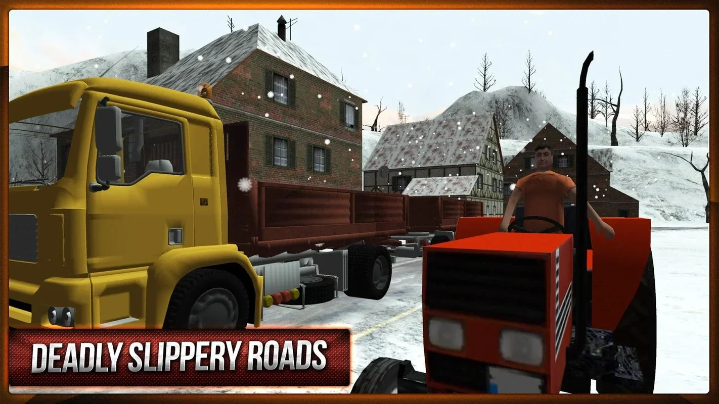 Winter Hill Climb Truck Racing on Android: Icy Road Driving