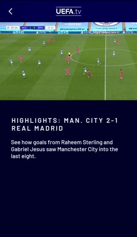 UEFA.tv for Android: Your Soccer Content Hub