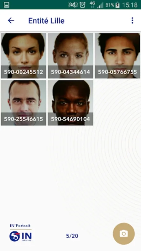 IN'Portrait for Android - Professional ID Portraits & Photo Org