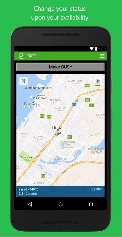 Careem Captain: Android App for Independent Drivers