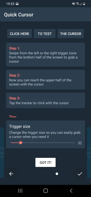 Quick Cursor for Android - Improve Your Screen Interaction