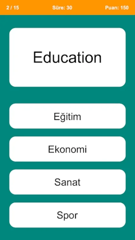 İngilizce Kelime Testi for Android - Enhance Vocabulary