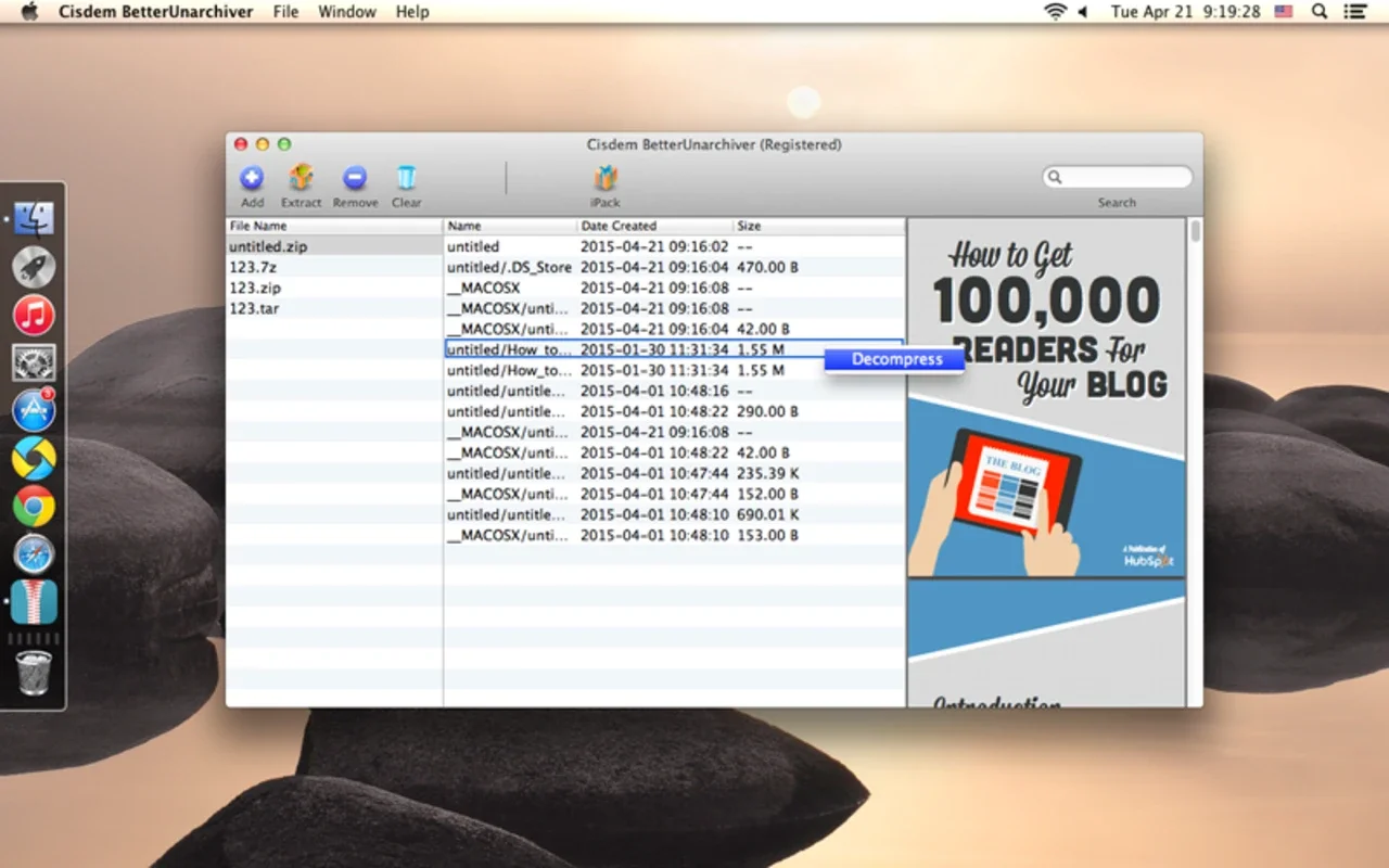 Cisdem Unarchiver for Mac: Effortless File Access