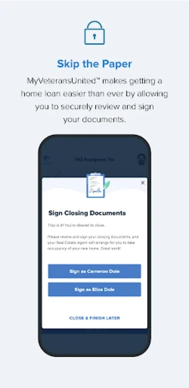 Veterans United for Android - Streamlining Home Financing