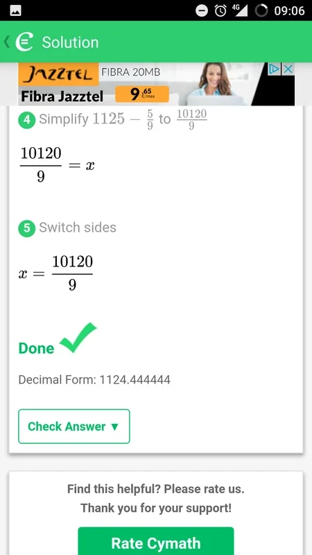 Cymath for Android - Solve Math Problems Easily