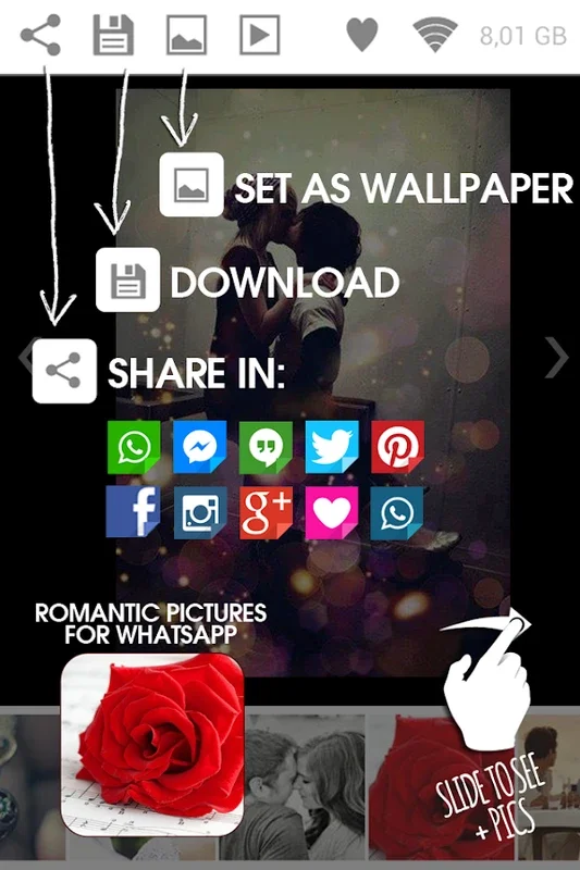 Romantic Love Pics for Android - Share Love with These Images