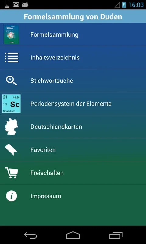 Formelsammlung for Android - Empowering Math and Science Learning