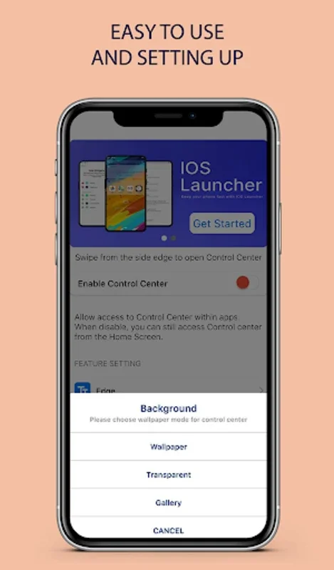 Control Center iOS for Android: Effortless Customization