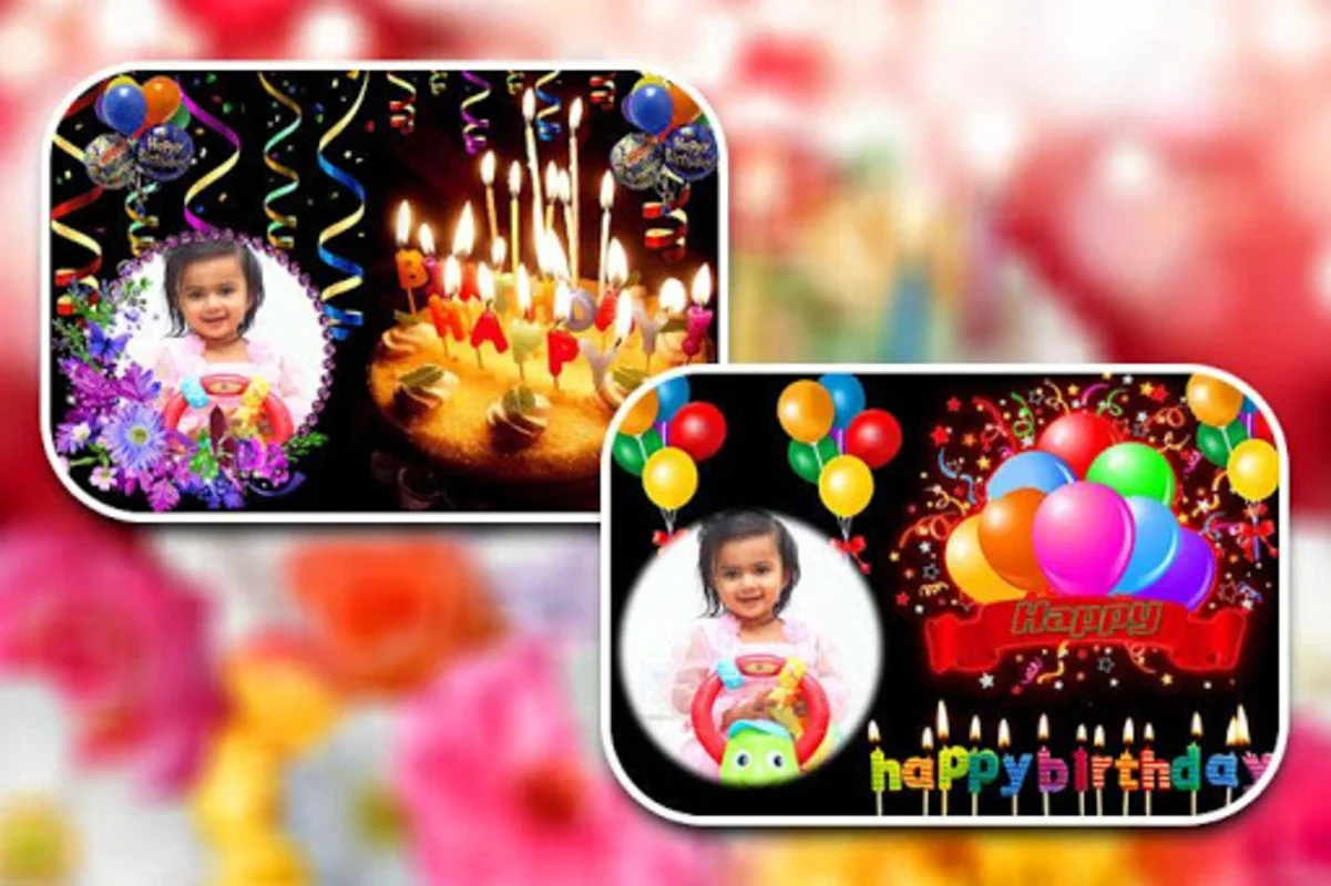 Birthday Photo Frames for Android - Customize Photos