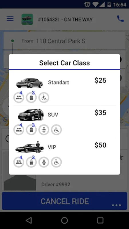 Prestige Car Service for Android - Streamlined Ride Booking