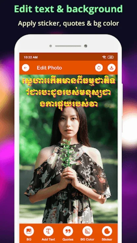 Write Khmer Text On Photo for Android - Download the APK from AppHuts