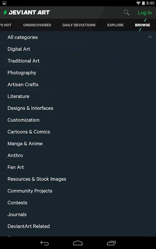 DeviantArt for Android - Official App for Art Enthusiasts