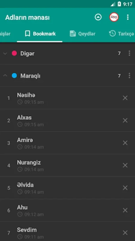 Adların mənası for Android: Explore Azerbaijani Names