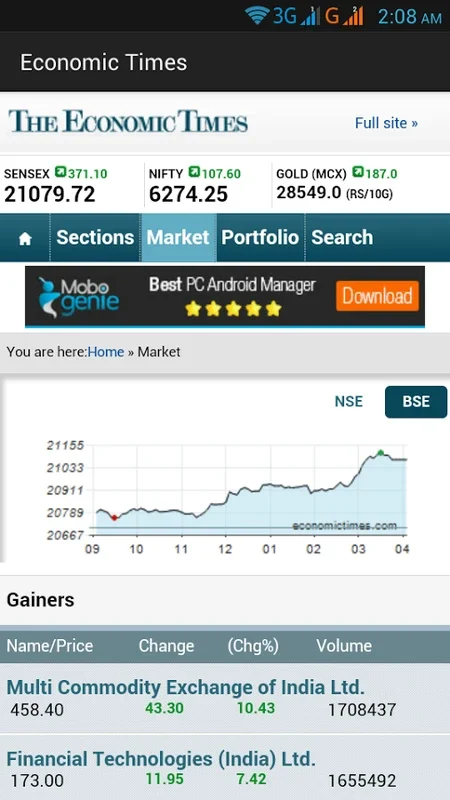 NSE BSE Live Stock Quotes for Android: Real - Time Indian Stock Market Insights