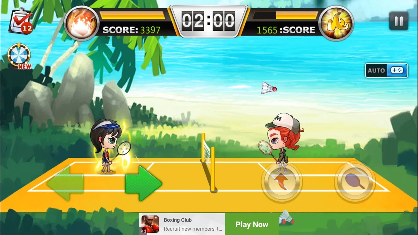 Badminton for Android: Engaging 2D Badminton Experience