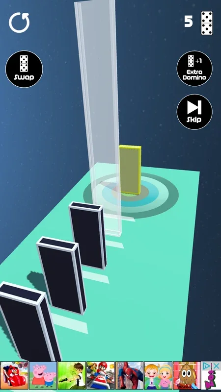 Domino City for Android - Engaging Domino-Building Fun