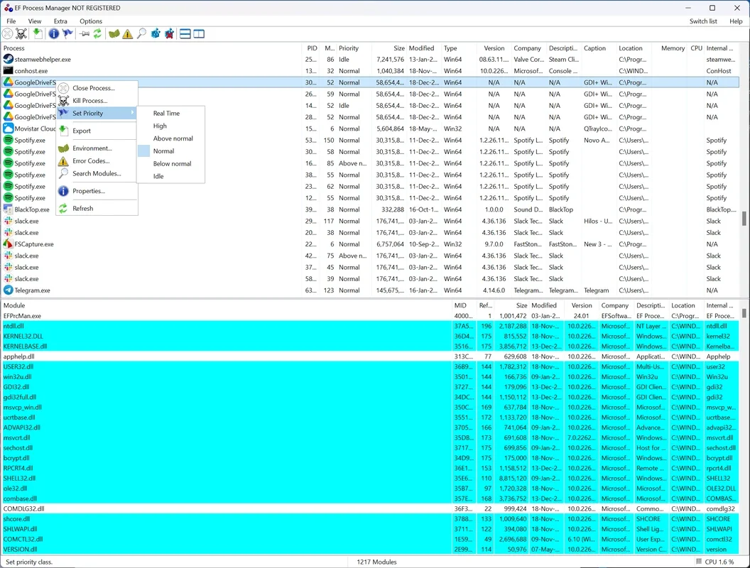 EF Process Manager for Windows - Simplify Process Management