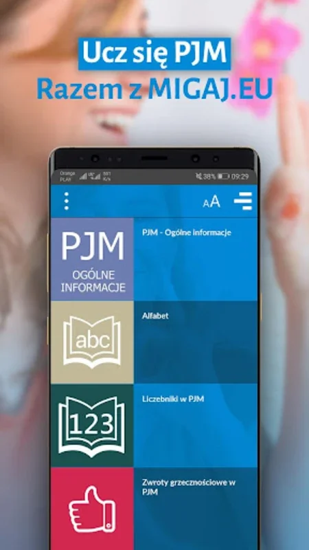 SIGN WITH US: PJM for Android - Learn Polish Sign Language