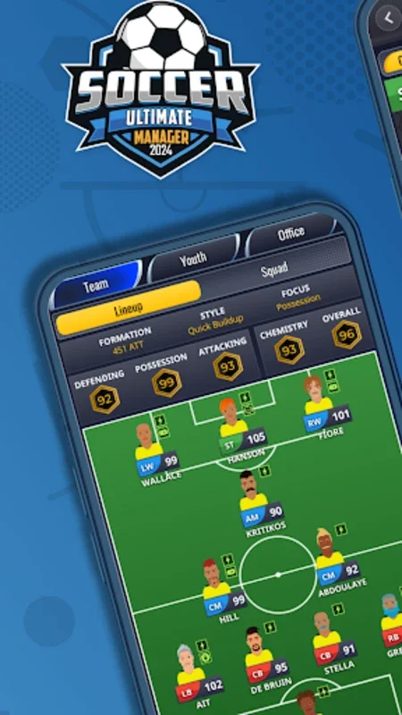 UManager for Android - Immersive Soccer Management