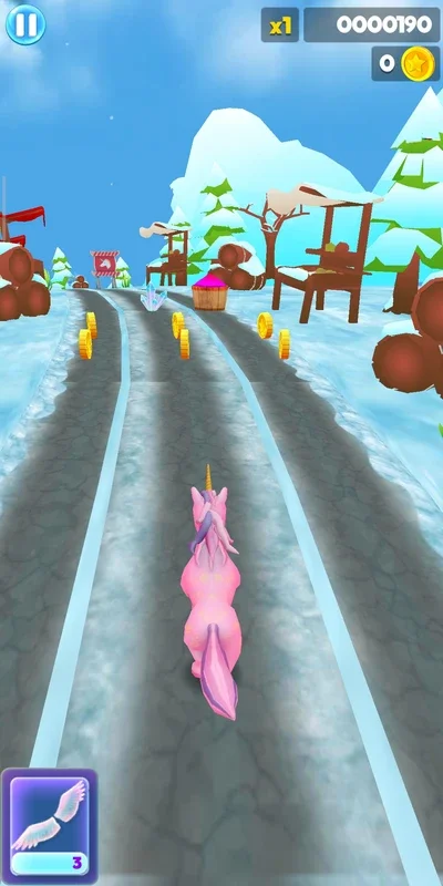 Unicorn Run for Android - Fun for Young Players