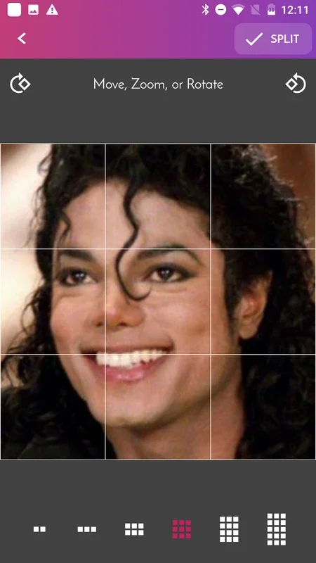 PhotoSplit for Android - Transform Photos into Mosaics
