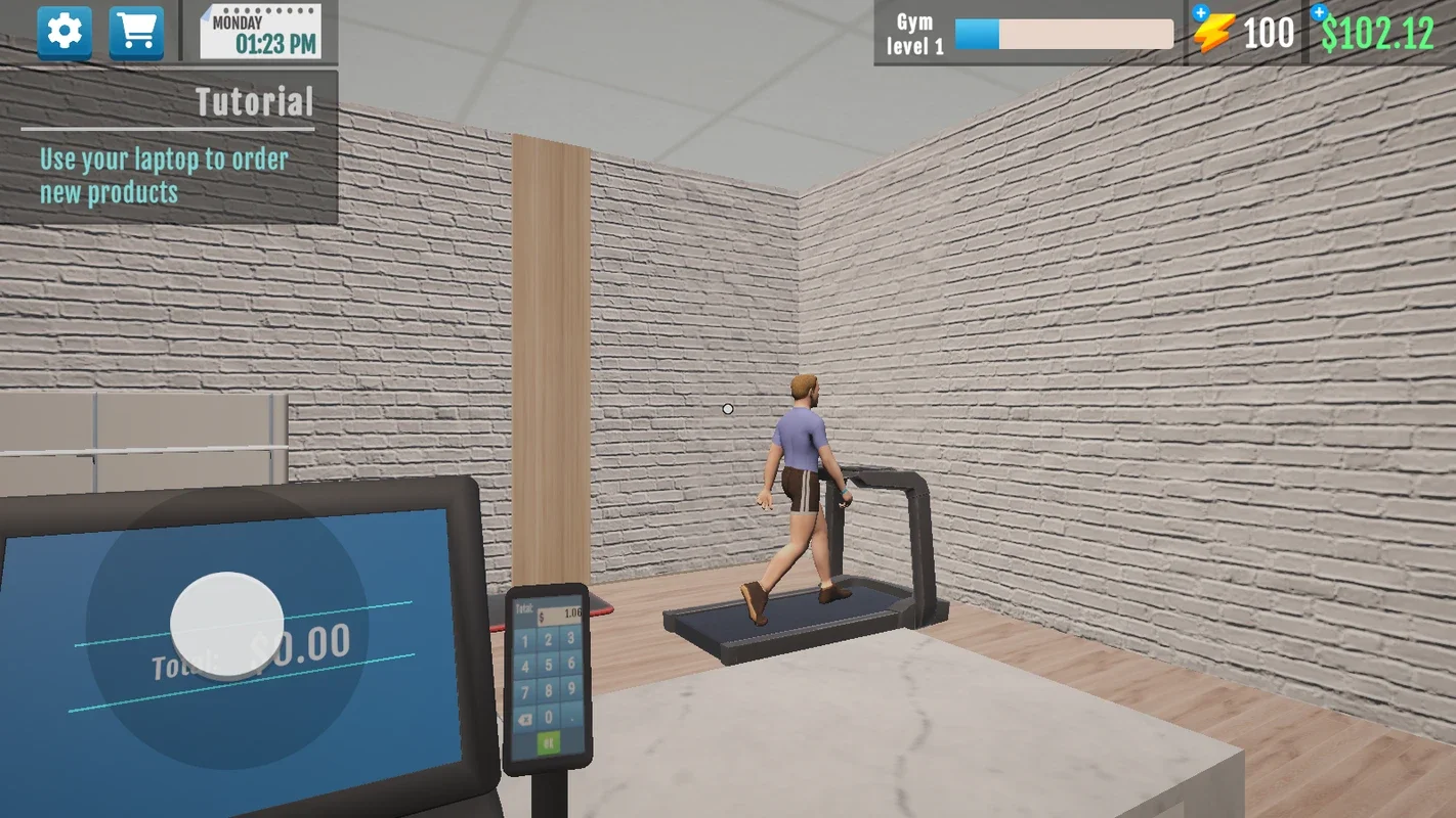 Fitness Gym Simulator Fit 3D for Android: Build and Manage Your Gym