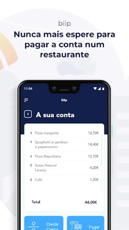 biip for Android - Streamline Dining with Mobile App