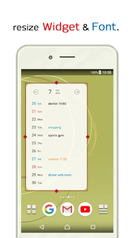 Calendar & Memo Widget for Android - Efficient Schedule Management