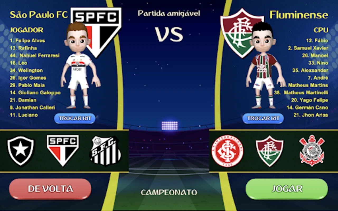 Brazilian Championship Game for Android - Immerse in Virtual Soccer