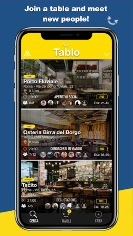 Tablo - Social eating for Android: Connect with Foodies