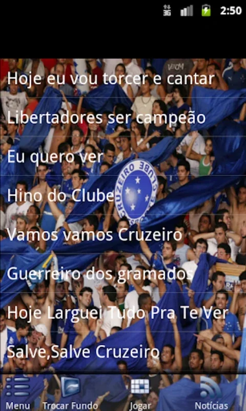 Músicas da Torcida Cruzeiro for Android - Immerse in Football Chants