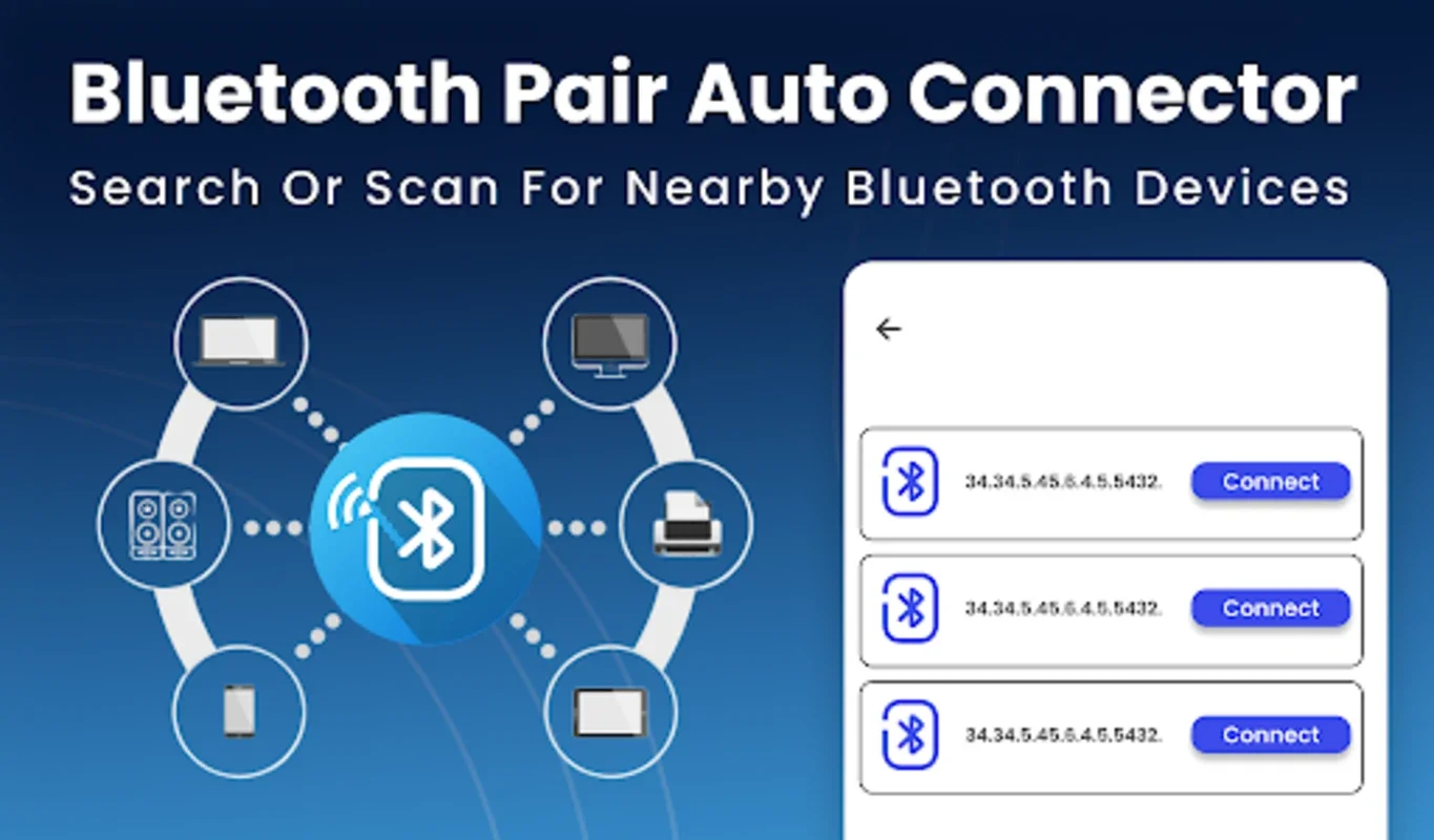 Bluetooth auto connector Pair for Android - Seamless Auto-Connect