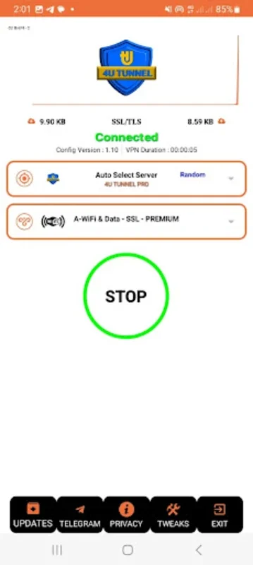 4U TUNNEL PRO for Android - Secure High-Speed VPN