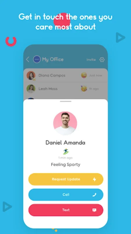 who!cares for Android: Connect with Loved Ones Easily