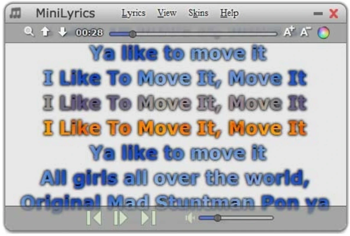 MiniLyrics: Your Automatic Lyric Display for Windows