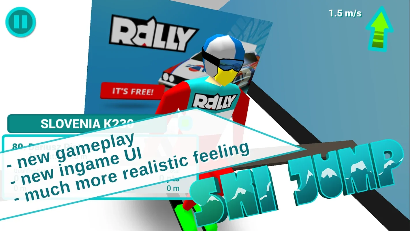 Ski Jump for Android - Thrilling Ski Jumping Experience