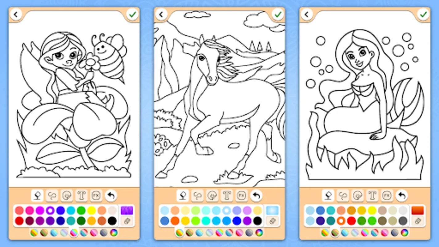 Coloring Book for Girls for Android - Unleash Creativity