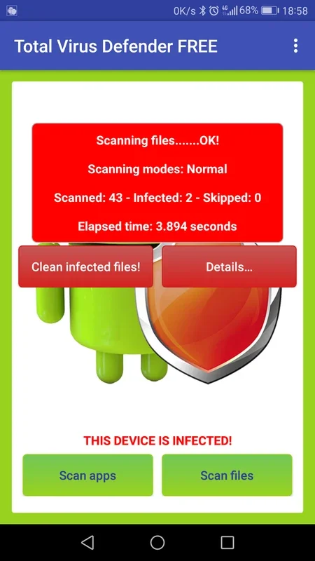 Total Antivirus Defender for Android - Secure Your Device