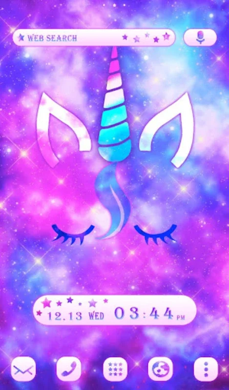 Unicorn Silhouette Theme for Android - Magical Interface